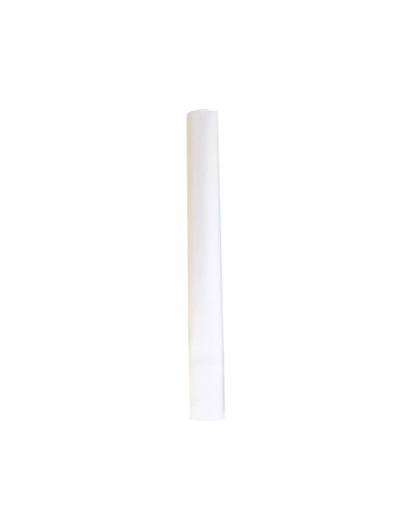 Papier crepon liderpapel rouleau 50cmx2,5m 85gr coloris blanc.