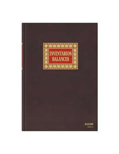 Carnet de notes Dohe Premium relié en tissu - 100 feuilles numérotées - Papier offset 100 g/m² - Impression bicolore