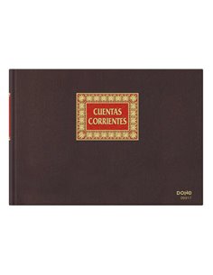 Carnet de notes Dohe Premium relié en tissu - 100 feuilles numérotées - Papier offset 100 g/m² - Impression bicolore