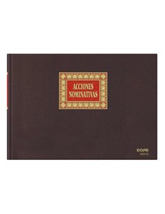 Carnet relié Dohe - 100 feuilles numérotées - Papier offset 100 g/m² - Double estampage rouge et or - Haute définition