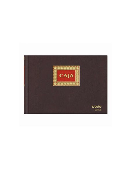 Carnet en tissu Dohe Premium - 100 feuilles numérotées - Reliure en tissu Premium - Double estampage rouge et or - Papier offset
