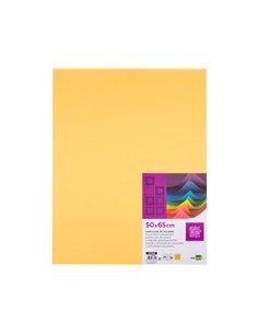 Papier cartonne liderpapel 50x65cm 180gr coloris or paquet 25 feuilles. 2