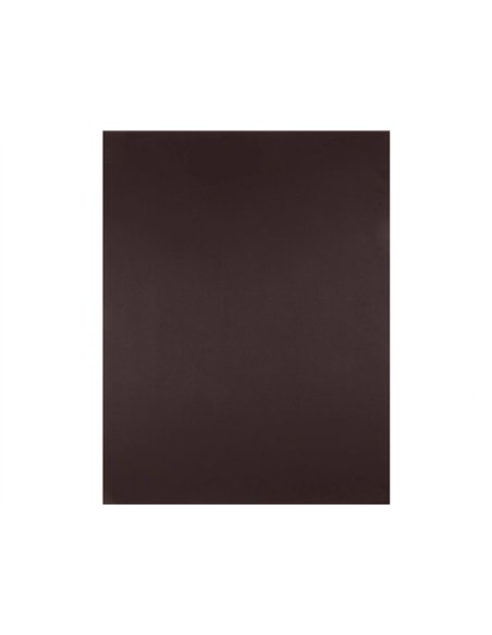 Papier cartonne liderpapel 50x65cm 240gr coloris marron fonce.