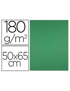 Papier cartonne liderpapel 50x65cm 180gr coloris vert noel.