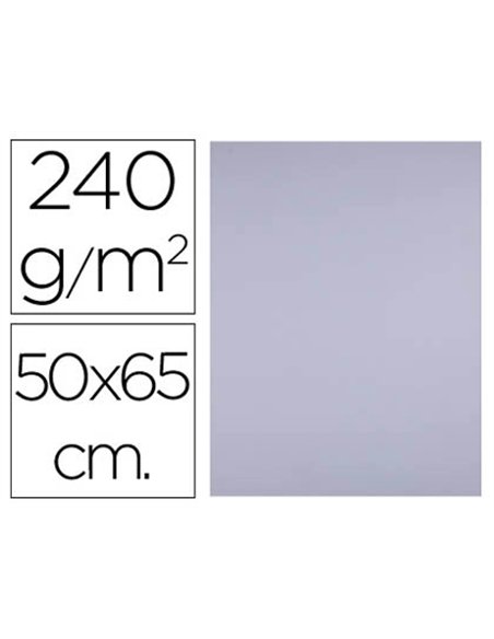 Papier cartonne liderpapel 50x65cm 240gr coloris lilas.