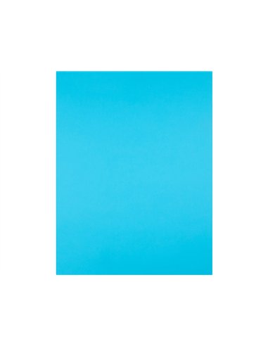 Papier cartonne liderpapel 50x65cm 180gr coloris bleu ciel paquet 25 feuilles.