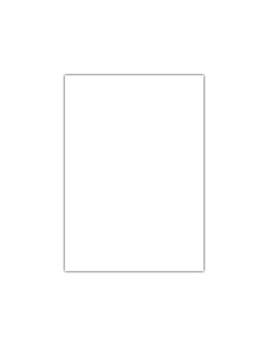 Papier cartonne liderpapel 50x65cm 180gr coloris blanc paquet 25 feuilles.