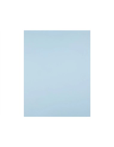 Papier cartonne liderpapel 50x65cm 180gr coloris bleu paquet 25 feuilles.