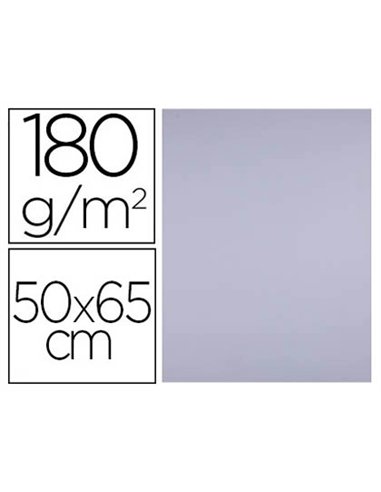 Papier cartonne liderpapel 50x65cm 180gr coloris lilas paquet 25 feuilles.