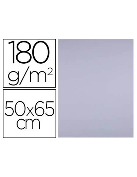 Papier cartonne liderpapel 50x65cm 180gr coloris lilas paquet 25 feuilles.
