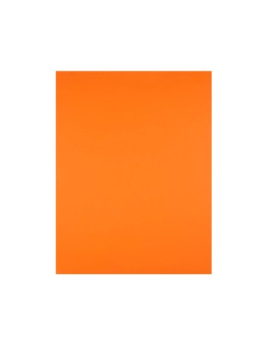 Papier cartonne liderpapel 50x65cm 180gr coloris orange paquet 25 feuilles.