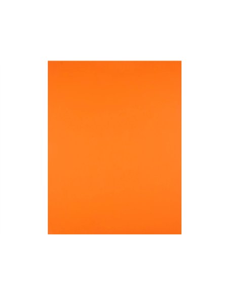 Papier cartonne liderpapel 50x65cm 180gr coloris orange paquet 25 feuilles.