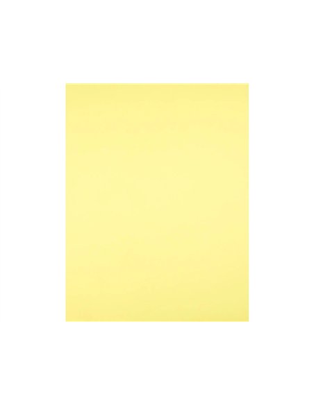 Papier cartonne liderpapel 50x65cm 240gr coloris jaune paquet 25 feuilles.