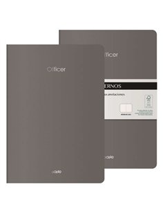 Cahiers Dohe en carton coloré - 300 g/m² - Couverture imprimée - Coins arrondis - Dos rond - Reliure cousue - 40 feuilles unies 