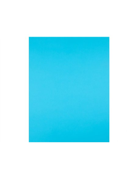 Papier cartonne liderpapel 50x65cm 240gr coloris bleu ciel paquet 25 feuilles.