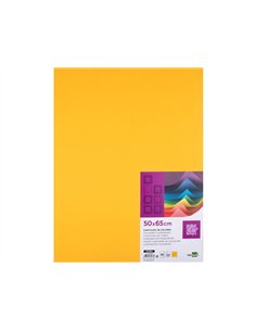 Papier cartonne liderpapel 50x65cm 240gr coloris vieil or paquet 25 feuilles. 2