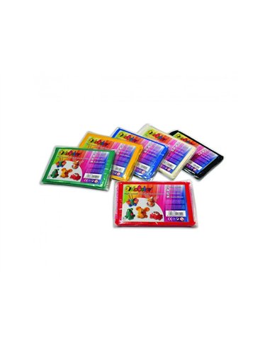 Lot d argile autodurcissante culture club naturelle 500g 6 pains coloris assortis.