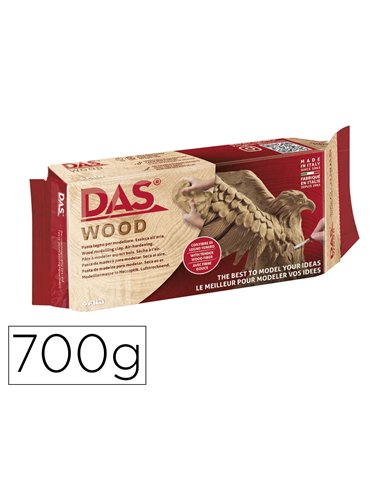 Pate a modeler das wood finition bois boite 700gr.