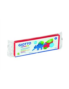 Patplume giotto matiere vegetale souple ne seche pas pain predecoupe 350g coloris rouge.