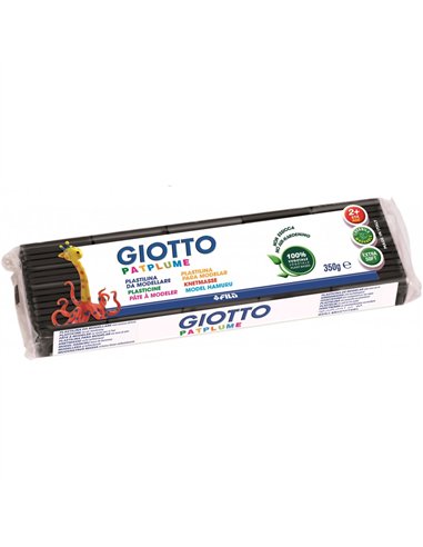 Patplume giotto matiere vegetale souple ne seche pas pain predecoupe 350g coloris noir.