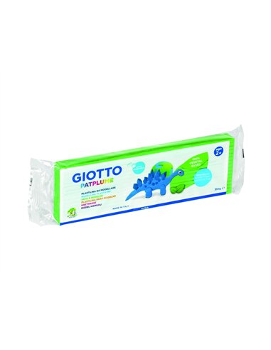 Patplume giotto matiere vegetale souple ne seche pas pain predecoupe 350g coloris vert.
