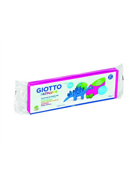 Patplume giotto matiere vegetale souple ne seche pas pain predecoupe 350g coloris magenta.