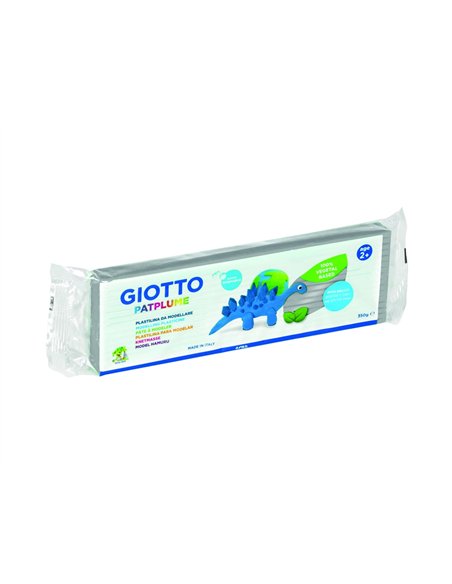 Patplume giotto matiere vegetale souple ne seche pas pain predecoupe 350g coloris argent.