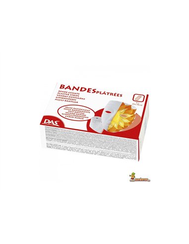 Bande plâtrée das 8cmx3m boîte 4 unités.