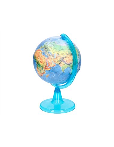 Globe terrestre liderpapel carte physique fr diametre 15 cm.