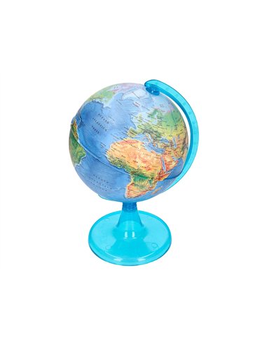 Globe terrestre liderpapel carte physique fr diametre 15 cm.