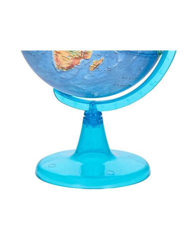 Globe terrestre liderpapel carte physique fr diametre 15 cm.