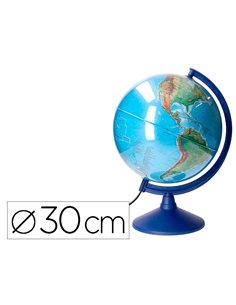 Globe terrestre antartik lumineux carte physique et politique effaçable diametre 30 cm.