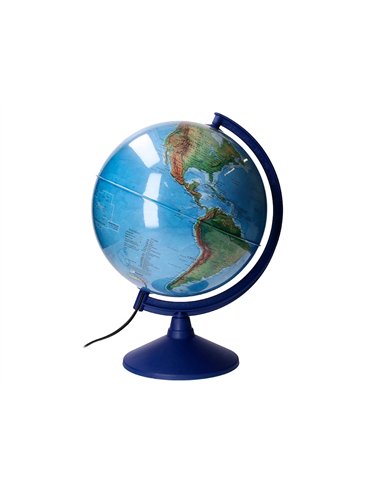 Globe terrestre antartik lumineux carte physique et politique effaçable diametre 30 cm.