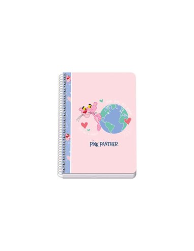Cahier Dohe A5 avec couverture cartonnée plastifiée - 80 feuilles de papier offset 90 g - Grille de 4 mm avec marge - Reliure sp