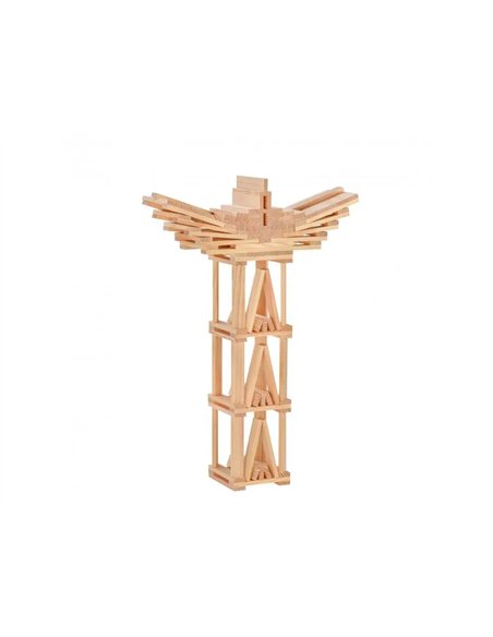 Jeu kapla planchette nature boite 200 unites.