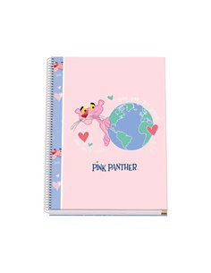 Cahier à spirales Dohe A4 à couverture rigide - 228 x 300 mm - Couverture cartonnée doublée de papier imprimé couleur et pellicu