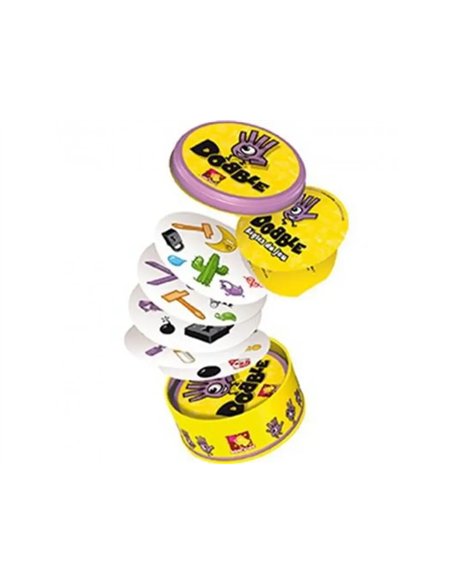 Jeu interdacta dobble 55 cartes rondes + 5 regles de jeu.