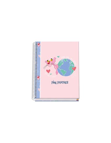 Cahier à spirales Dohe A5 - 162 x 210 mm - Couverture cartonnée lignée - Spirale métallique blanche - 100 feuilles offset microp