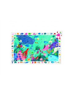 Puzzle interdacta monde aquatique 54 pcs 61x38cm + 1 poster.