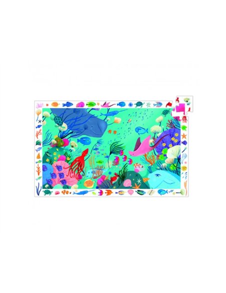 Puzzle interdacta monde aquatique 54 pcs 61x38cm + 1 poster.