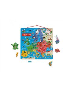 Puzzle interdacta carte d'europe magnetique 40 pcs 45x45cm. 2