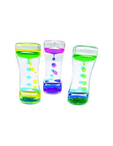 Sablier interdacta sensoriel plastique.