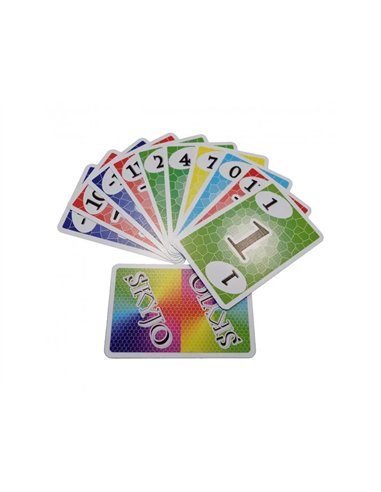Jeu interdacta skyjo 150 cartes + 1 bloc score + 1 regle du jeu.