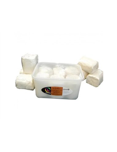 Lot de pate autodurcissante modly 500g 6 pains coloris blanc.