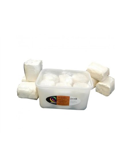 Lot de pate autodurcissante modly 500g 6 pains coloris blanc.