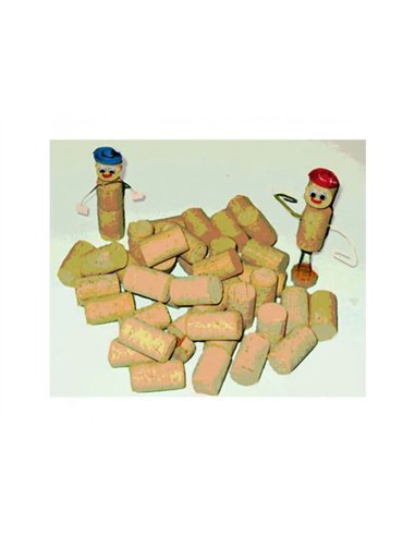 Bouchon en liege coloris naturel lot de 50.
