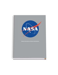 Cahier à spirales Dohe A4 - 228 x 300 mm - Couverture cartonnée lignée imprimée couleur - Spirale métallique blanche - 100 feuil