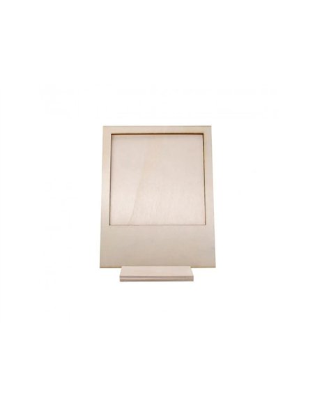 Lot cadres photo loolipo bois a decorer 13x10 cm 6 unites.