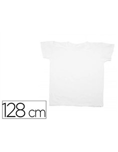 Tshirt enfant sodertex 8 ans 150gm2 128cm coloris blanc.