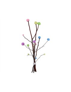 Pack pompons sodertex pastel polyester - 3 tailles - 200 pcs - 5 coloris. 2